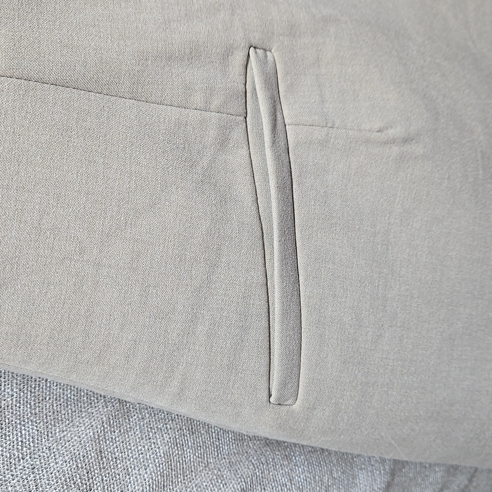 Zara, Mini Dress, Fitted, Cream, Taupe, XS, Fully Lined, Stretch, Polyester - Picture 9 of 16